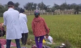 Hiện trường nơi xảy ra sự việc.