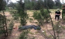 Phát hiện thi thể nam giới trôi dạt vào bờ biển Hà Tĩnh