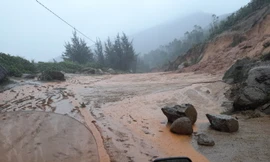 Sạt lở núi, di dời khẩn cấp hơn 300 người dân