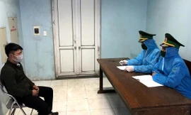 Vũ Ngọc Yên làm việc với cơ quan chức năng.