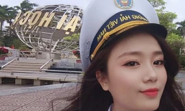 Nữ sinh viên Hàng hải được ví như “thiên thần học đường“