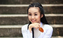 Bảo Trân tinh khôi tà áo trắng