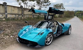 Siêu xe Pagani Huayra tự chế của nhóm bạn trẻ Quảng Ninh