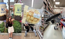 Chụp hình "đu trend" nâng cả thế giới, Gen Z hóa siêu nhí cực đáng yêu