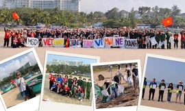 Giới trẻ đón Valentine theo cách rất đặc biệt: Thu gom hơn 1 tấn rác tại Mũi Né