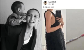 Lâm Minh đang mang thai bé thứ hai, quyết định sẽ một mình nuôi các con?
