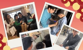 Về quê ăn Tết, dàn Anh trai - Anh tài bất đắc dĩ tổ chức “fan meeting tại gia”