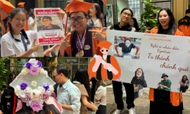 7749 ý tưởng độc lạ mừng tốt nghiệp của sinh viên Đại học KHXH&NV TP.HCM