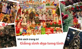 Các nhà sách trang trí Noel cực phẩm "10 điểm không nhưng" nhất định phải ghé