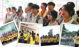 Sinh viên ĐH Mở TP.HCM "về nguồn" trong ngày truyền thống Học sinh - Sinh viên