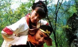 Trư Bát Giới và vợ Cao Thúy Lan trên phim.