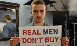 Ca sĩ Justin Timberlake trong chiến dịch ở Mỹ chống lại nạn biến trẻ em thành nô lệ tình dục