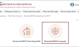 Giải quyết chế độ ốm đau, thai sản trên Cổng DVC quốc gia