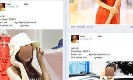 Những dịch vụ cho thuê người yêu, thuê "hàng xách tay" được quảng cáo rầm rộ trên mạng.