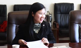 Tân nữ giáo sư Toán học Lê Thị Thanh Nhàn.