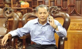 Ông Nguyễn Văn Còn - người thành đại gia nhờ 1 con trâu - trong cơ ngơi trị giá hàng chục tỷ đồng.