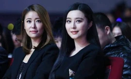 Lâm Tâm Như và Phạm Băng Băng ngồi cạnh nhau trong sự kiện diễn ra tối 14/11.