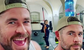 "Thần sấm" Chris Hemsworth huấn luyện con trai cưng trở thành "Hawkeye" đời thực
