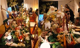 Chàng trai khiến bạn bè ngỡ ngàng khi hô biến bữa lẩu thành "khu vườn cổ tích"