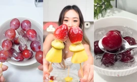 Ice Tanghulu: Tưởng lạ mà quen, món mới mùa hè đang khiến giới trẻ mê mẩn