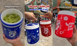 Giới trẻ tích cực săn đón "trà sữa thùng đá", thức uống vừa hợp vị vừa trendy
