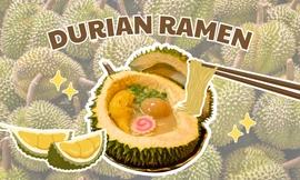 Món ramen sầu riêng thơm phức khiến tín đồ ẩm thực "đứng ngồi không yên"