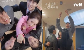 Trend dán điện thoại lên trần nhà: Dàn sao "Cô Đi Mà Lấy Chồng Tôi" quẩy từ sớm