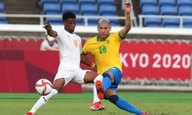 Olympic Brazil hòa thất vọng ở trận đấu có 2 thẻ đỏ