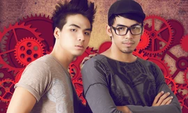 Song Nhân với áo thun chuyển mùa