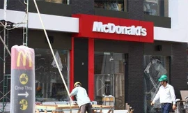 Cửa hàng McDonald’s trong giai đoạn chờ khai trương