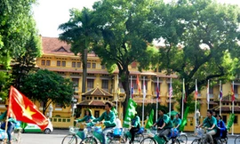 Hành trình xanh về tới Hà Nội