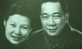 Vợ chồng nhà thơ Tố Hữu. Ảnh: TL