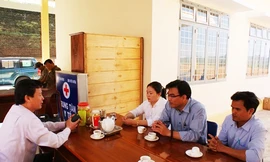 Lãnh đạo Sở Y tế Kon Tum kiểm tra tại TT Y tế huyện Ia H'Drai