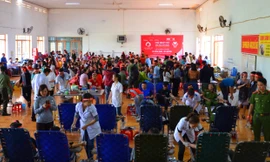 Lực lượng chi viện đông vui đến từ TP Buôn Ma Thuột 