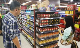 Cà phê G7 tràn ngập các siêu thị ở Trung Quốc