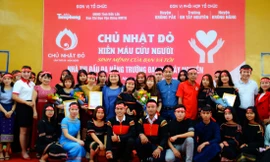Đông đảo sinh viên các dân tộc tham gia Chủ nhật Đỏ 2020 tại Đại học Tây Nguyên