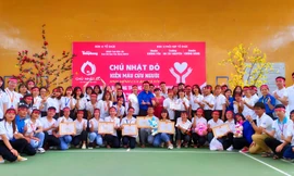 Câu lạc bộ Hiến máu nhân đạo trường ĐHTN là "hạt nhân đỏ" của chương trình
