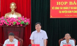 Họp báo về vụ phá rừng Kon Plông