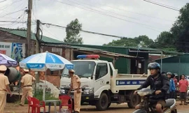 Hiện trường vụ tai nạn.