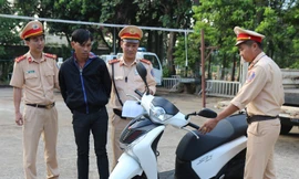 Phòng CSGT Công an tỉnh Đắk Nông liên tiếp phát hiện nhiều vụ trộm xe máy