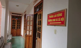 Nơi làm việc của bà Lẹn