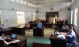 Bị cáo Toại tại phiên xét xét xử sơ thẩm 