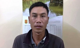 Đối tượng Út tại cơ quan điều tra