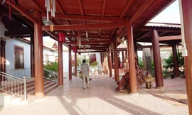 Nhà gỗ của ông Trần Ngọc Quang