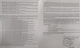 Văn bản xác nhận "phóng viên" Lê Hữu Vương có dấu hiệu, hành vi nhũng nhiễu, gây sức ép để doanh nghiệp 