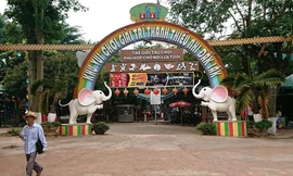 Khu vui chơi Bibi nơi xảy ra vụ tai nạn khiến 2 cháu nhỏ bị thương