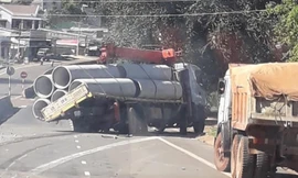 Hiện trường vụ tai nạn giao thông