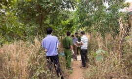 Hiện trường vụ phát hiện thi thể người đàn ông