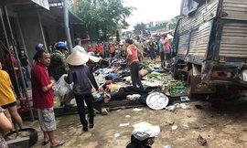 Hiện trường vụ tai nạn giao thông