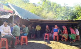 Người thân tổ chức tang lễ cho bà Năng